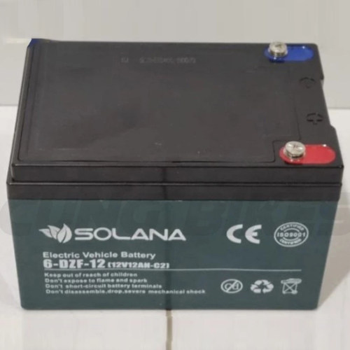 Battery Aki (Baterai Accu) SOLANA 12V 12AH